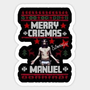 Merry christmas manuel Sticker